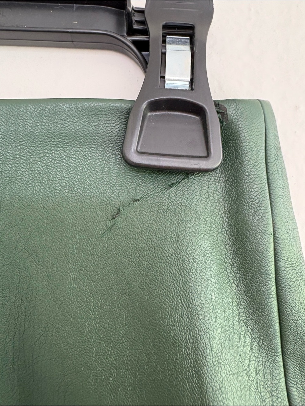 Maeve Anthropologie Green Faux Leather Mini Skirt Size US 0 - Picture 2 of 7